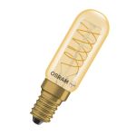 Osram Vintage 1906 LED Special Shapes E14 Tubular Amber 4.8W 420lm - 822 Zeer Warm Wit | Dimbaar - Vervangt 40W