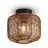 Good&Mojo Plafondlamp Tanami Rattan Bruin | Geschikt voor 1x E27 