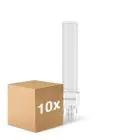 Voordeelpak 10x Noxion Lucent PL-C LED 7.4W 1000lm - 840 Koel Wit | 2-Pin - Vervangt 26W