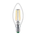 Philips Master Ultra Efficient LED E14 Kaars Filament Helder 2.3W 485lm - 827 Zeer Warm Wit | Vervangt 40W
